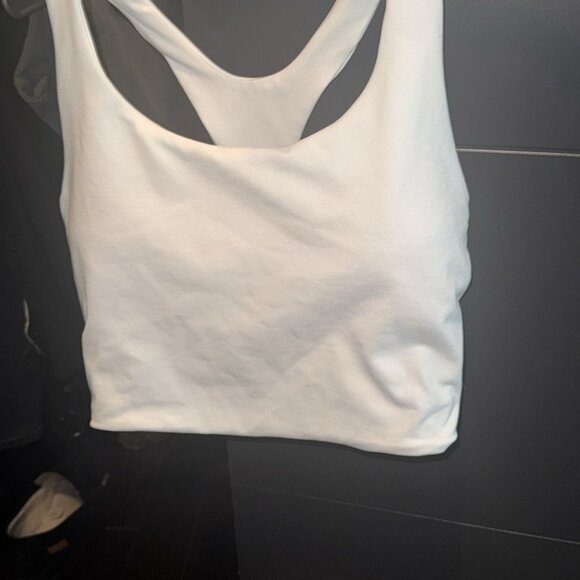 Bombshell Sportswear Classic White Tank Top - Picture 2 of 2